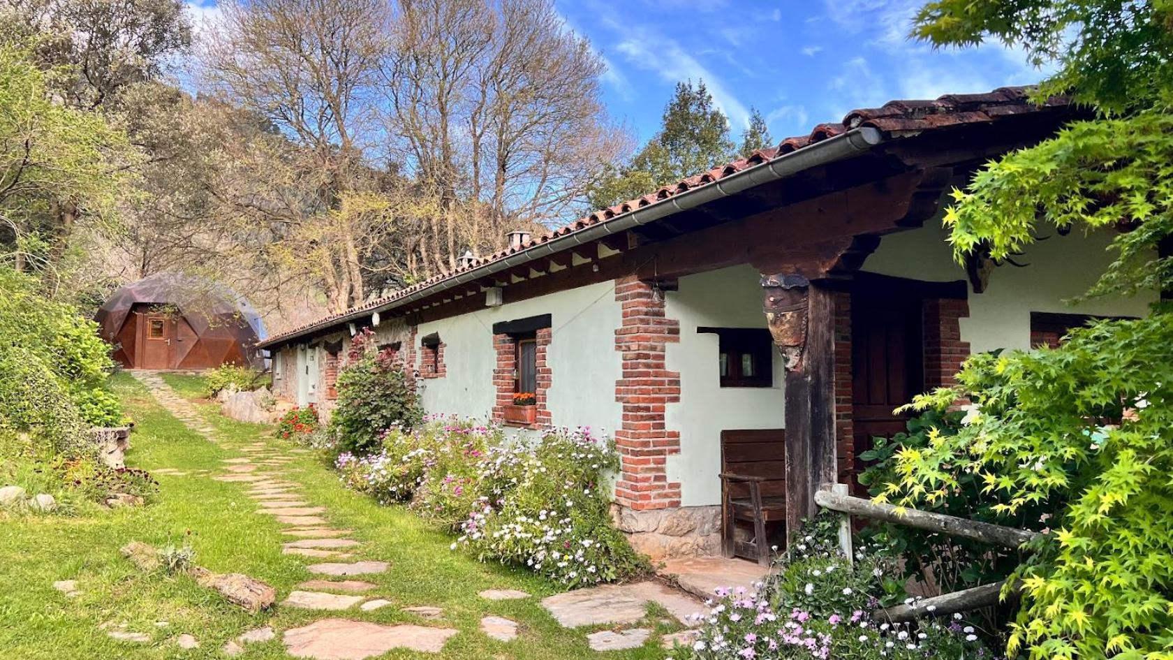 Los Acebos De Pena Cabarga, Cupula Experiencias Sobremazas Exterior foto